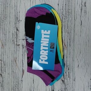 FORTNITE brand new six pairs ankle socks L size approx 3-9